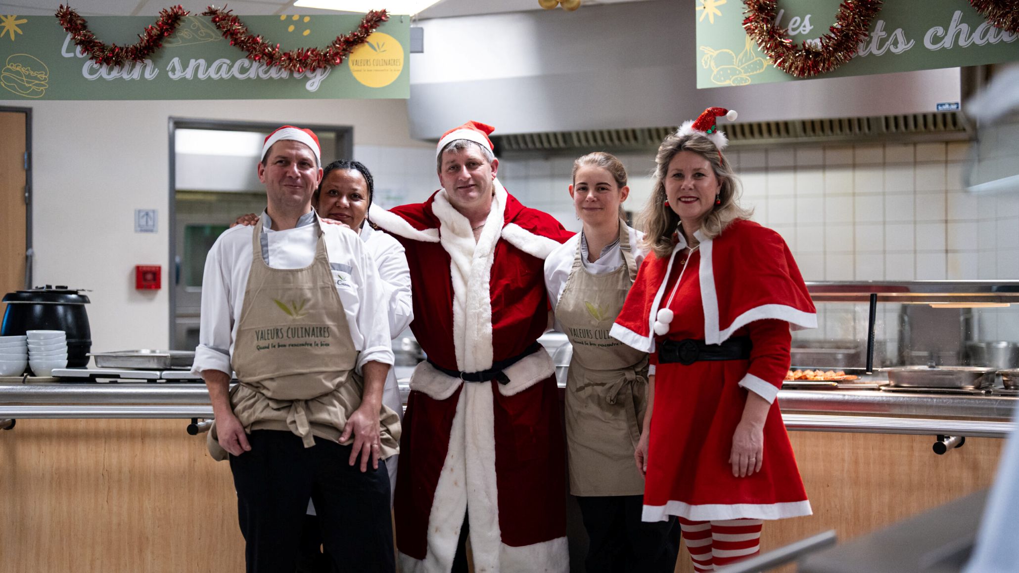 Le repas de Noël entreprise en vidéo